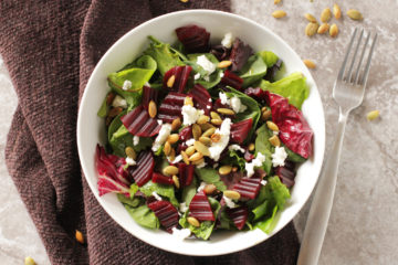 Low FODMAP Beet & Goat Cheese Salad