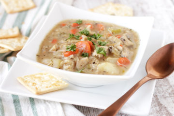 Low FODMAP Leftover Turkey Potato Soup