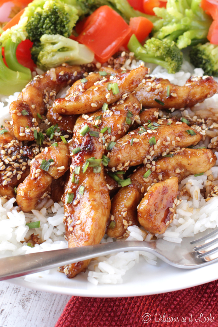 Low-FODMAP Sesame Chicken - Delicious As It Looks