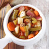 Low FODMAP Vegetable Beef Soup