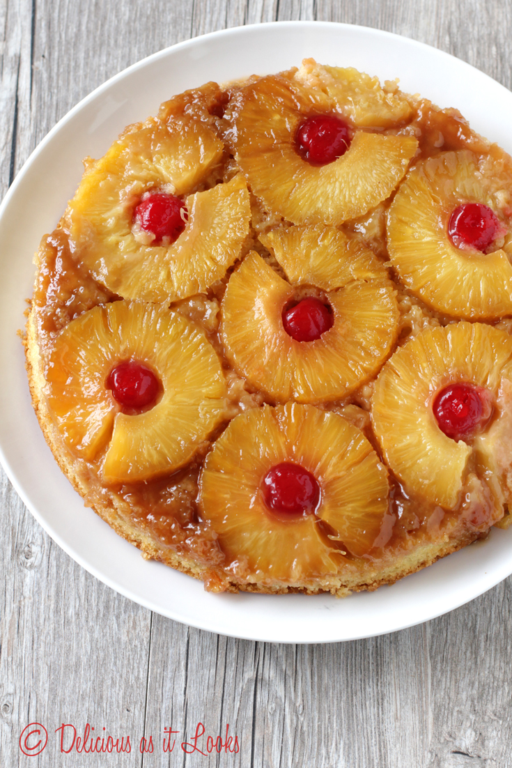Gluten-Free, Gum-Free Pineapple Upside Down Cake (Low-FODMAP Friendly)