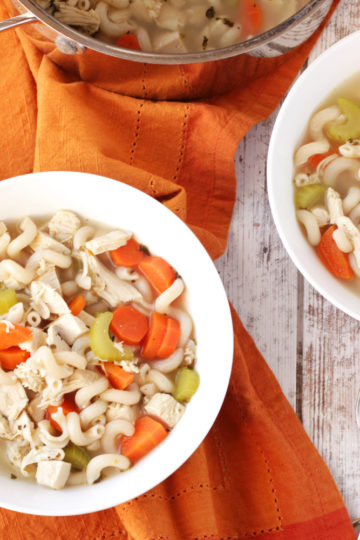 Low FODMAP Chicken Noodle Soup