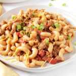 Low FODMAP Bacon Cheeseburger Macaroni