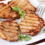 Low-FODMAP Tahini Maple Grilled Pork Chops