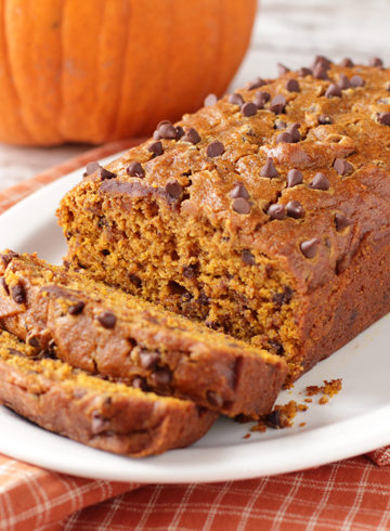 Low-FODMAP Chocolate Chip Pumpkin Bread (Gluten-Free, Gum-Free)