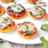Low FODMAP Mini Polenta Pizzas