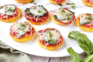 Low FODMAP Mini Polenta Pizzas