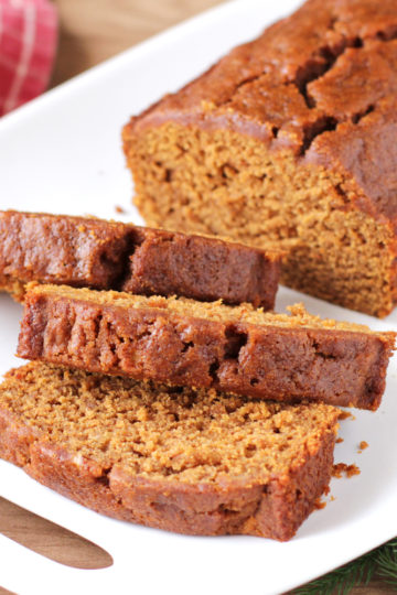 Low FODMAP Banana Gingerbread