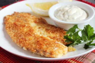 Low-FODMAP Potato-Crusted Tilapia