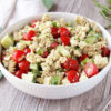 Cucumber Dill Pasta Salad with Tofu Feta (Low-FODMAP, Vegan, Gluten-Free)