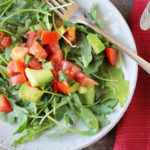 Arugula Salad with Tomato and Avocado (Low-FODMAP)