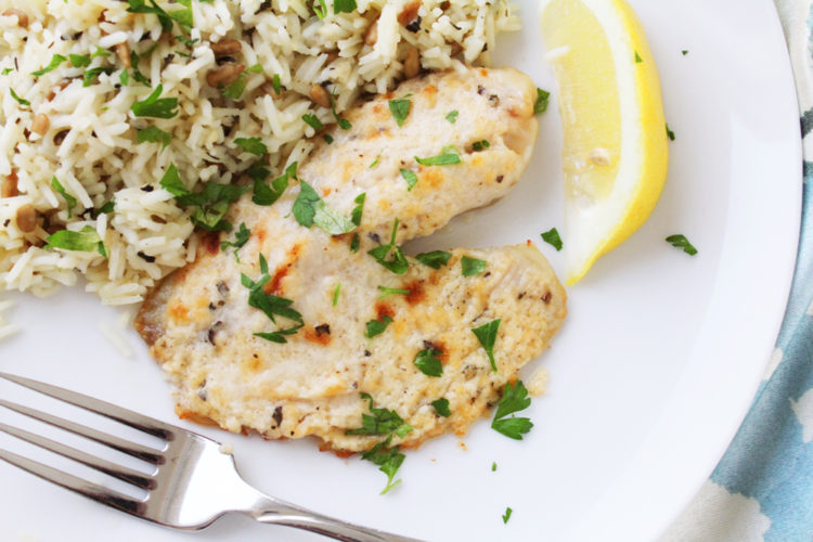 Broiled Parmesan Tilapia