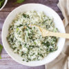 Low-FODMAP Greek Spinach Rice