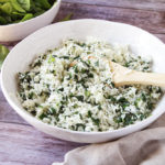 Low-FODMAP Greek Spinach Rice