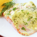 Low-FODMAP Creamy Dijon Dill Baked Salmon