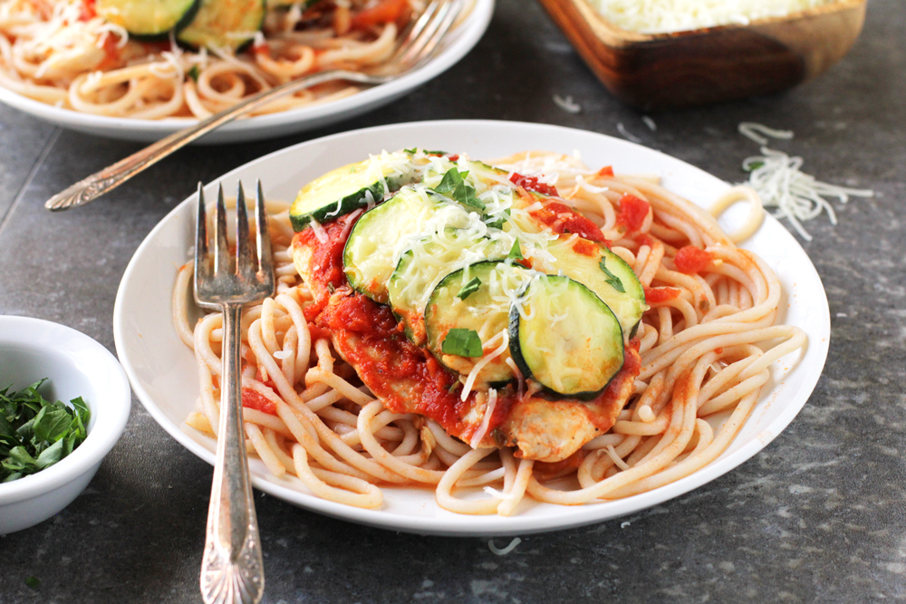 Low FODMAP Chicken Parmesan Foil Packets.