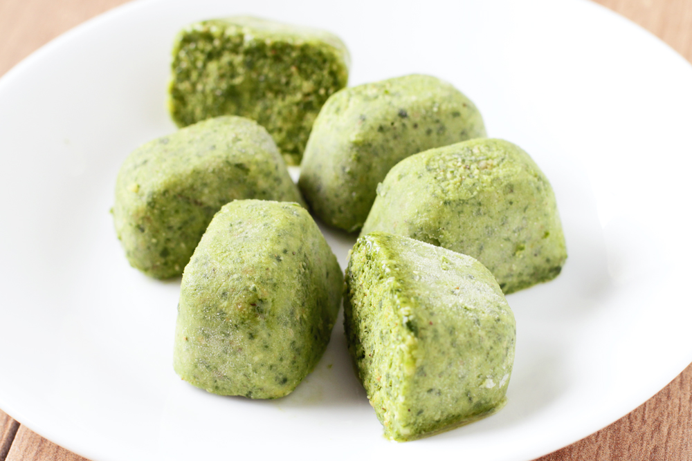 frozen pesto cubes