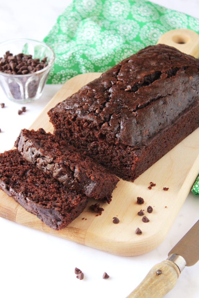 Low FODMAP Double Chocolate Zucchini Bread