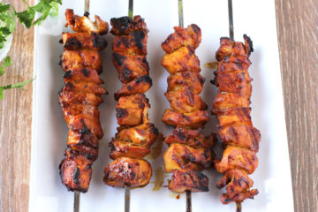 low-FODMAP Grilled Chicken Satay Kabobs