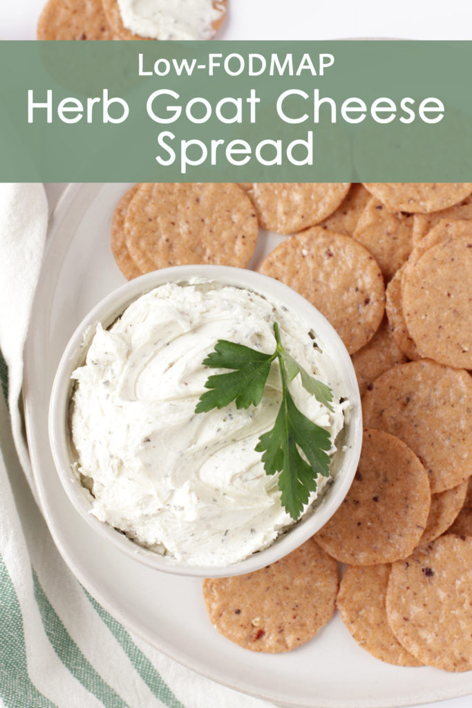 Low FODMAP Herb Goat Cheese Spread