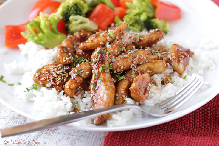 Low FODMAP Sesame Chicken