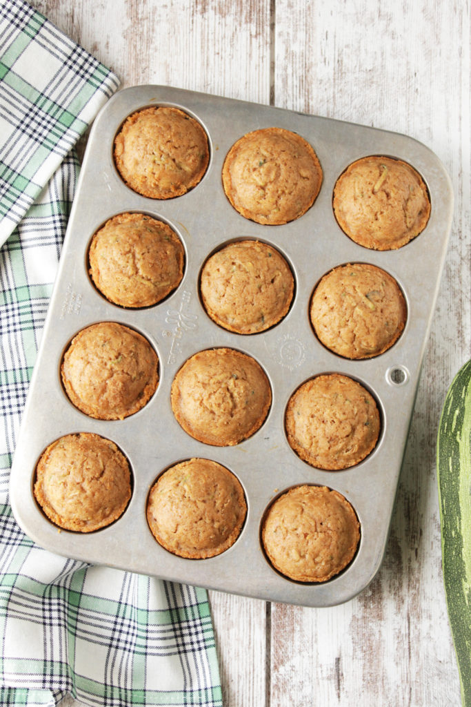 Low FODMAP Spiced Zucchini Muffins