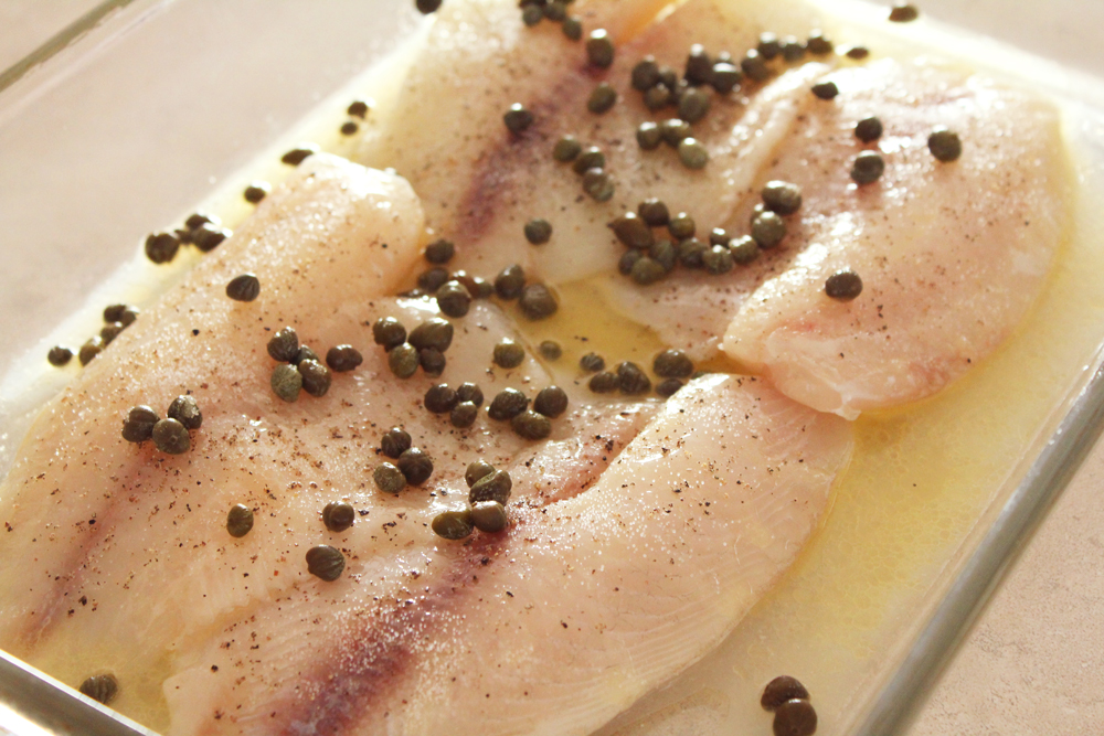 Low FODMAP Baked Tilapia with Capers