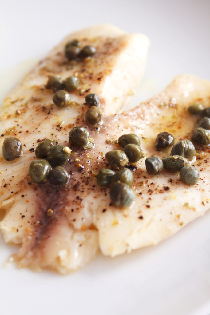 Low FODMAP Baked Tilapia with Capers