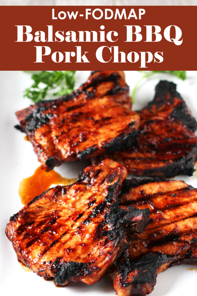 Low FODMAP Balsamic BBQ Pork Chops