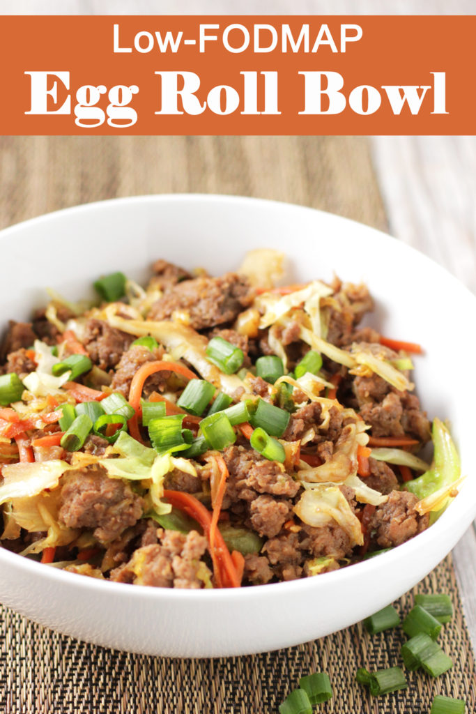 Low FODMAP Egg Roll Bowl