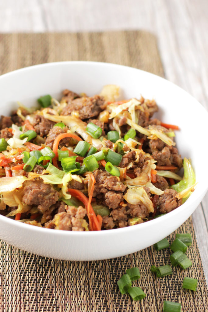 Low FODMAP Egg Roll Bowl