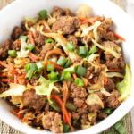 low fodmap egg roll bowl