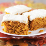 Low FODMAP Pumpkin Spice Bars with Maple Icing