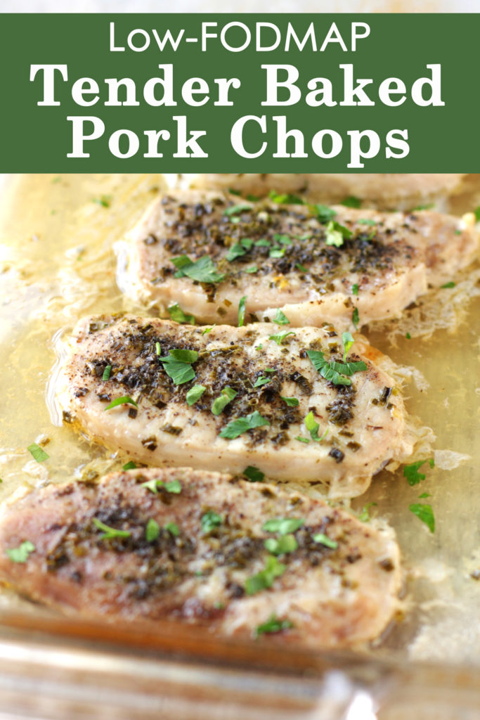 Low FODMAP Tender Baked Pork Chops