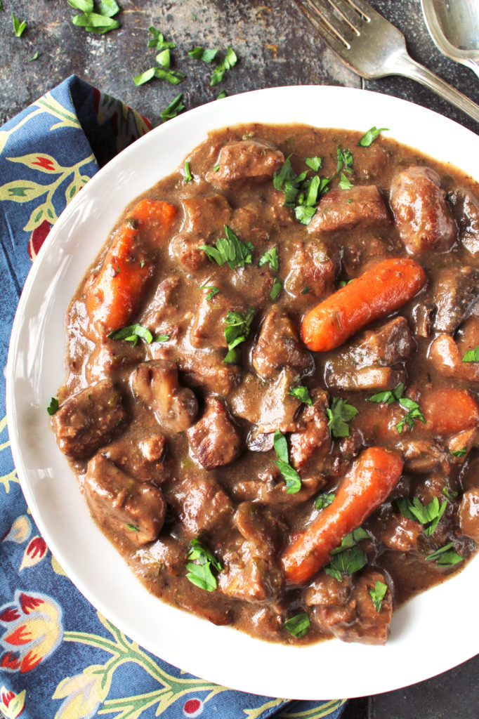 Low FODMAP Crock Pot Beef Burgundy