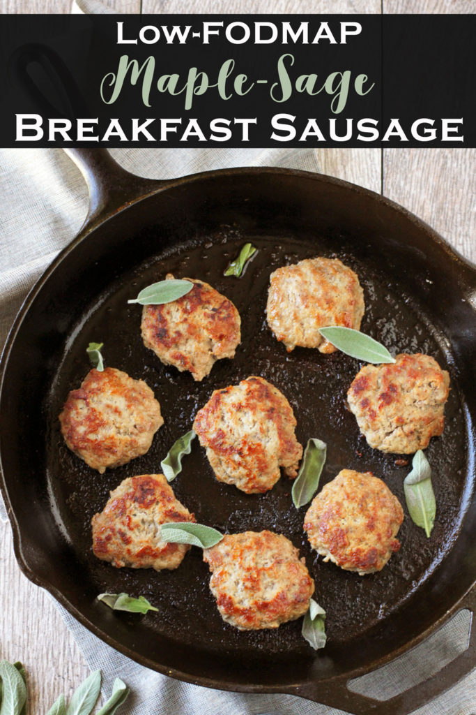 Low FODMAP Maple Sage Breakfast Sausage
