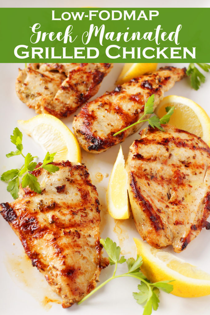 Low FODMAP Greek Marinated Grilled Chicken