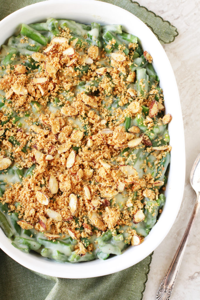 Low FODMAP Green Bean Casserole