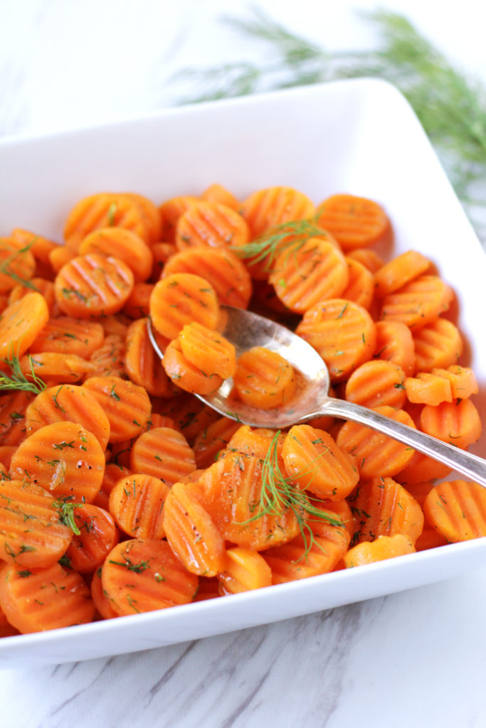 Low FODMAP Maple Dill Carrots