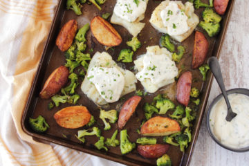 Low FODMAP Sheet Pan Cod Dinner