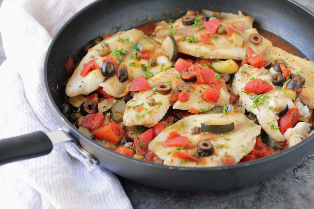 Low FODMAP Tilapia Italiano