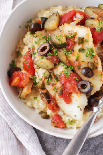 Low FODMAP Tilapia Italiano