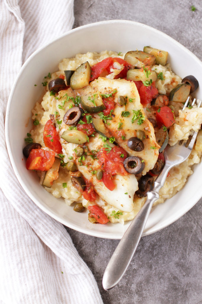 Low FODMAP Tilapia Italiano