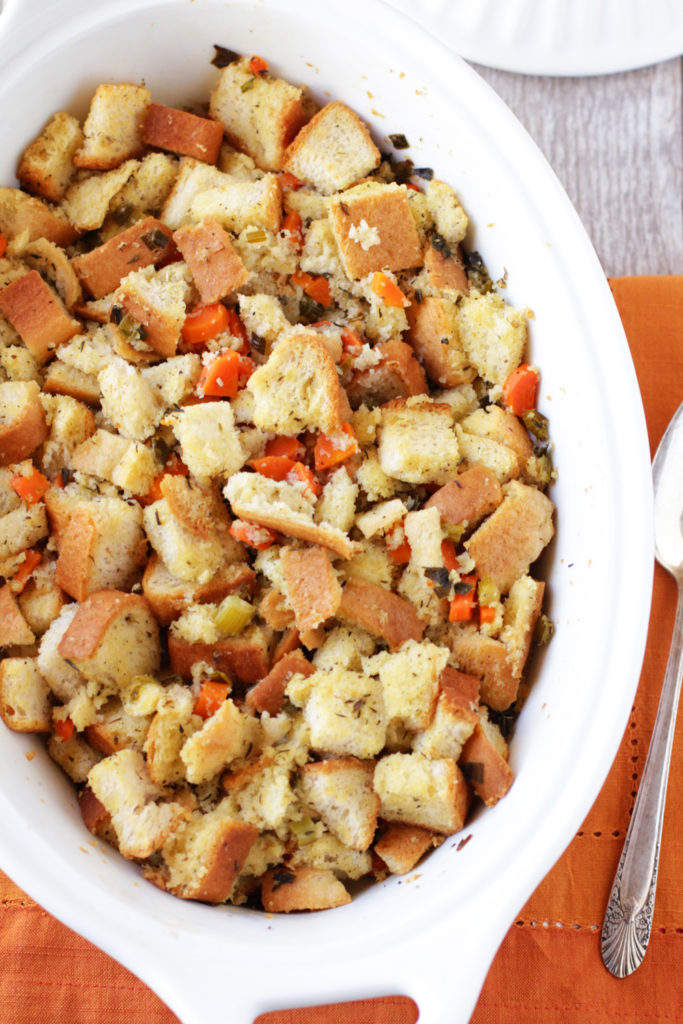 Low FODMAP Turkey Stuffing (Dressing)