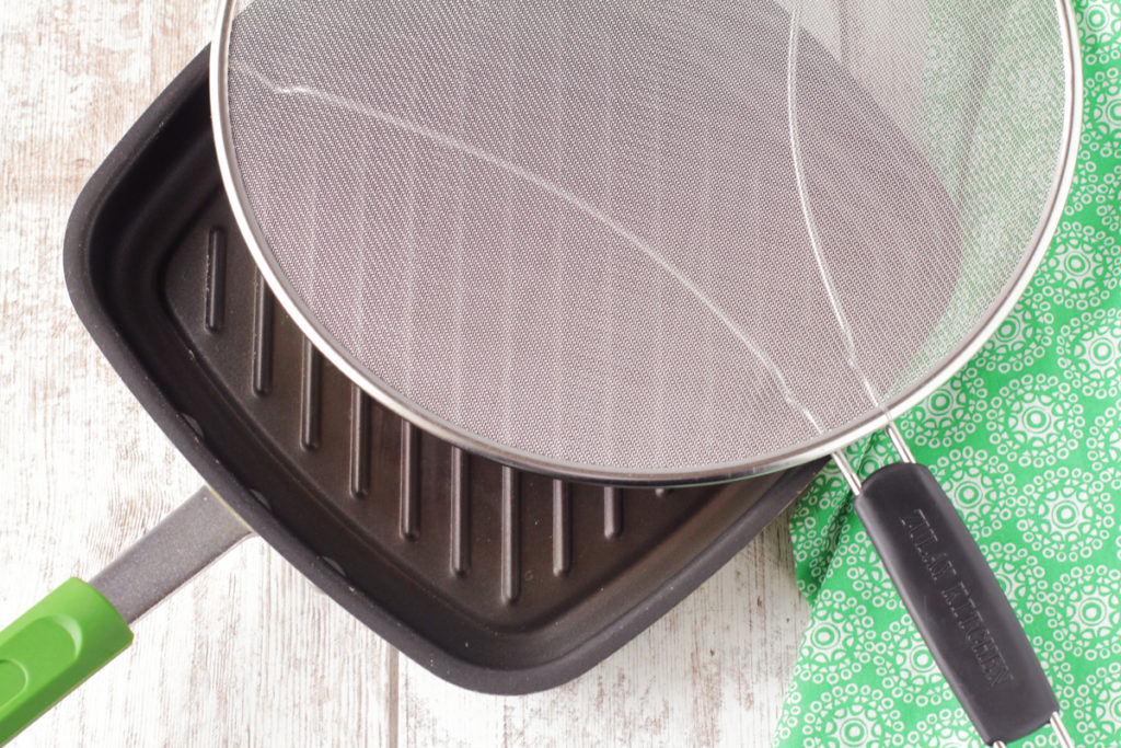 Zulay Splatter Screen with Grill Pan