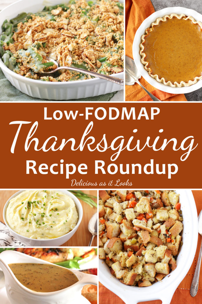 Low FODMAP Thanksgiving Recipe Roundup