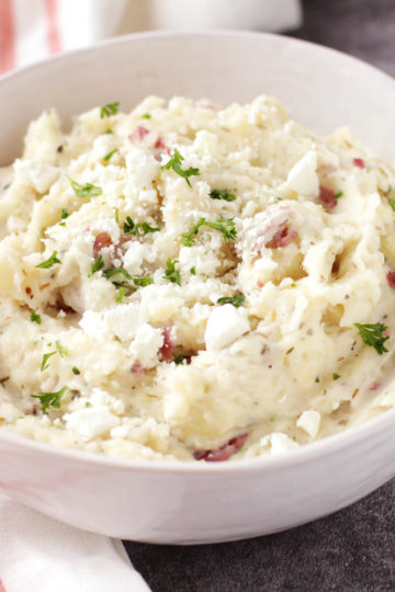Herb Goat Cheese Mashed Potatoes