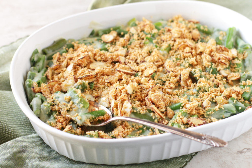 Low FODMAP Green Bean Casserole