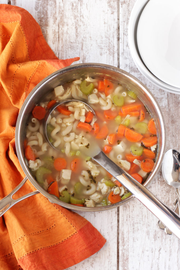 Low FODMAP Chicken Noodle Soup