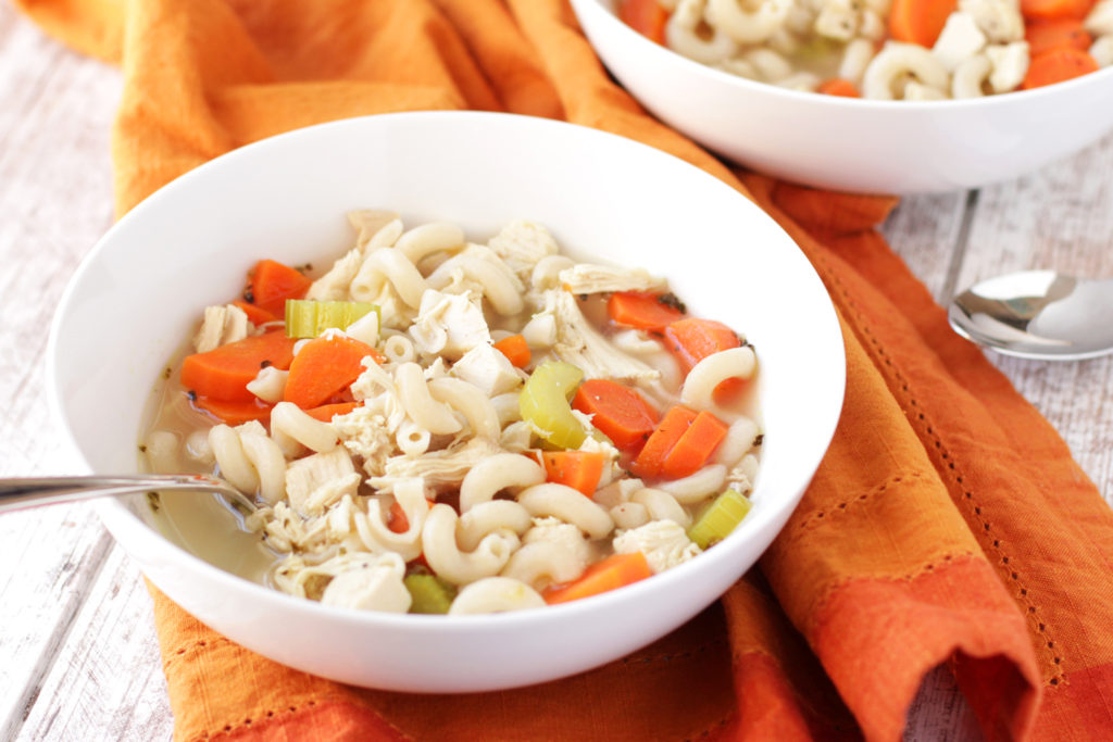 Low FODMAP Chicken Noodle Soup